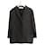 Giacca nera d'archivio Marni dalla vestibilità comoda Nero Cotone Biancheria Nylon  ref.1218451