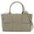 Bottega Veneta The Arco Mini Maxi Intrecciato Leather 2-Ways Tote Bag Green  ref.1218485