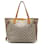 White Louis Vuitton Damier Azur Neverfull MM Tote Bag Leather  ref.1218500