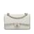 Bolsa com aba clássica Chanel média de gorgorão marrom Lona  ref.1218526