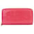 Louis Vuitton Zippy Wallet Cuir vernis Rose  ref.1218583