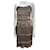 Temperley London Wunderschönes Taupe/graues trägerloses Kleid Seide Viskose Acetat  ref.1218589