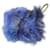 Autre Marque Clutch in vera pelliccia di vole blu fiordaliso brand AnnaRita N. Blu chiaro  ref.1218595