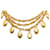Colar Chanel Gold CC Medalhão Dourado Metal Banhado a ouro  ref.1218652