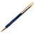 VINTAGE CARTIER MUST TRINITY BALLPOINT BLUE CHINESE LACQUER BALLPOINT PEN Gold-plated  ref.1218729