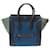 Céline NEW CELINE LUGGAGE MEDIUM TRICOLOR BLUE LEATHER HAND BAG Multiple colors  ref.1218739