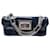Chanel handbag 2.55 EAST WEST MADEMOISELLE CLASP PATENT LEATHER HAND BAG Navy blue  ref.1218807