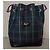 Borsa a secchiello Burberry in pelle blu navy - vista 12