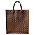 Louis Vuitton Plat Brown Cloth  ref.1218941