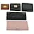 Salvatore Ferragamo Gancini Wallet Leather 5Set Black Pink Brown Auth bs11209  ref.1219225