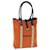 BURBERRY Black label Shoulder Bag Canvas Orange Auth bs11428 Cloth  ref.1219238