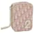Christian Dior Trotter Canvas Pouch Pink Auth ai693  ref.1219321