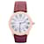 Relógio Cartier “Ronde Solo” em ouro rosa, cuir. Couro  ref.1219353