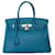 Hermès HERMES BIRKIN BAG 30 in Blue Leather - 101731  ref.1219384