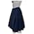 Magníficos SHORTS de Chanel que parecen una falda porque las piernas son muy anchas. :) Azul marino Seda  ref.1219437