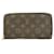 Louis Vuitton Zippy Wallet Brown Cloth  ref.1219798