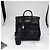 Ring Hermès Bleu Marine Toile Scatola Nera Cargo HAC Birkin 40 PHW Nero Blu - vista 7