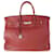 Hermès Rouge H Clémence Birkin 40 PHW Dark red Leather  ref.1219919