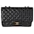 Timeless Chanel Black Quilted Caviar Jumbo Classic Single Flap Bag Leather  ref.1219934