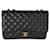 Timeless Chanel Black Quilted Caviar Jumbo Classic Single Flap Bag Schwarz Leder  ref.1219934