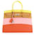 Hermès Cal Hermes, gergelim, Rose Confetti & Terre Battue Sunrise Epsom Birkin 35 Marrom Rosa Multicor Laranja Amarelo Couro  ref.1219971