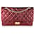 Chanel Metallic Burgundy Quilted Calfskin Reissue 2.55 227 Double Flap Bag Dark red Leather  ref.1219998