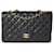 Classique Sac Chanel Jumbo Classic à rabat matelassé noir Caviar Cuir  ref.1220044
