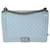 Chanel Light Blue Quilted Patent Leather Large Boy Bag  ref.1220053