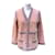 Chanel 2015 Cardigan en maille de soie et cachemire rose Taille 40 fr  ref.1220218