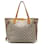 Louis Vuitton White Damier Azur Neverfull MM Leather Cloth  ref.1220282