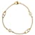 Bracelet chaîne Dior en fausse perle dorée Métal Plaqué or  ref.1220291