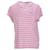 Tommy Hilfiger Womens Linen Blend Oversized T Shirt Pink Lyocell  ref.1220319