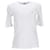 Tommy Hilfiger Camiseta feminina de meia manga com gola alta Branco Algodão  ref.1220331