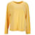 Tommy Hilfiger Womens Slim Fit Sweatshirt in Yellow Cotton  ref.1220332