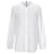 Camisa Tommy Hilfiger Essential de algodón con cuello mandarín para mujer en algodón blanco  ref.1220336