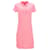 Vestido polo feminino Tommy Hilfiger Slim Fit de manga curta em algodão rosa  ref.1220341