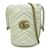 Gucci Mini GG Marmont Matelassé Beuteltasche 575000 Weiß Leder  ref.1220370