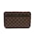 Louis Vuitton Damier Ebene Pochette Saint Louis N51993 Brown Cloth  ref.1220371