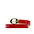 Louis Vuitton Monogramm-Vernis-Ceinture-Gürtel M6980U Rot Leder  ref.1220375