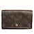 Louis Vuitton Monogram Porte-Monnaie Tresor Wallet M61730 Brown Cloth  ref.1220408