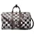 Louis Vuitton Monogramm-Schach-Keepall-Bandouliere 50 M20864 Braun Leinwand  ref.1220431