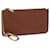 Louis Vuitton Pochette Clés Brown Leather  ref.1220463