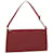 Louis Vuitton Pochette Red Leather  ref.1220468