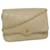 CHANEL Matelasse Chain Shoulder Bag Lamb Skin Beige CC Auth bs11471  ref.1220648