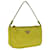 Bolsa para acessórios PRADA Nylon Yellow Auth 64205 Amarelo  ref.1220683