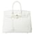 Hermès HERMES BIRKIN BAG 35 in White Leather - 101737  ref.1220900