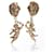 Other jewelry Moschino, Drop earrings with angel Golden  ref.1220906
