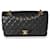 Timeless Chanel Black Quilted Perforated Lambskin Medium Classic lined Flap Bag Leather  ref.1220929