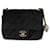 Timeless Chanel Black Velvet Pearl Crush Mini Square Flap  ref.1220963