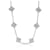 Van Cleef & Arpels Vintage Alhambra Diamond Necklace in 18K white gold 4.83 ctw  ref.1220990